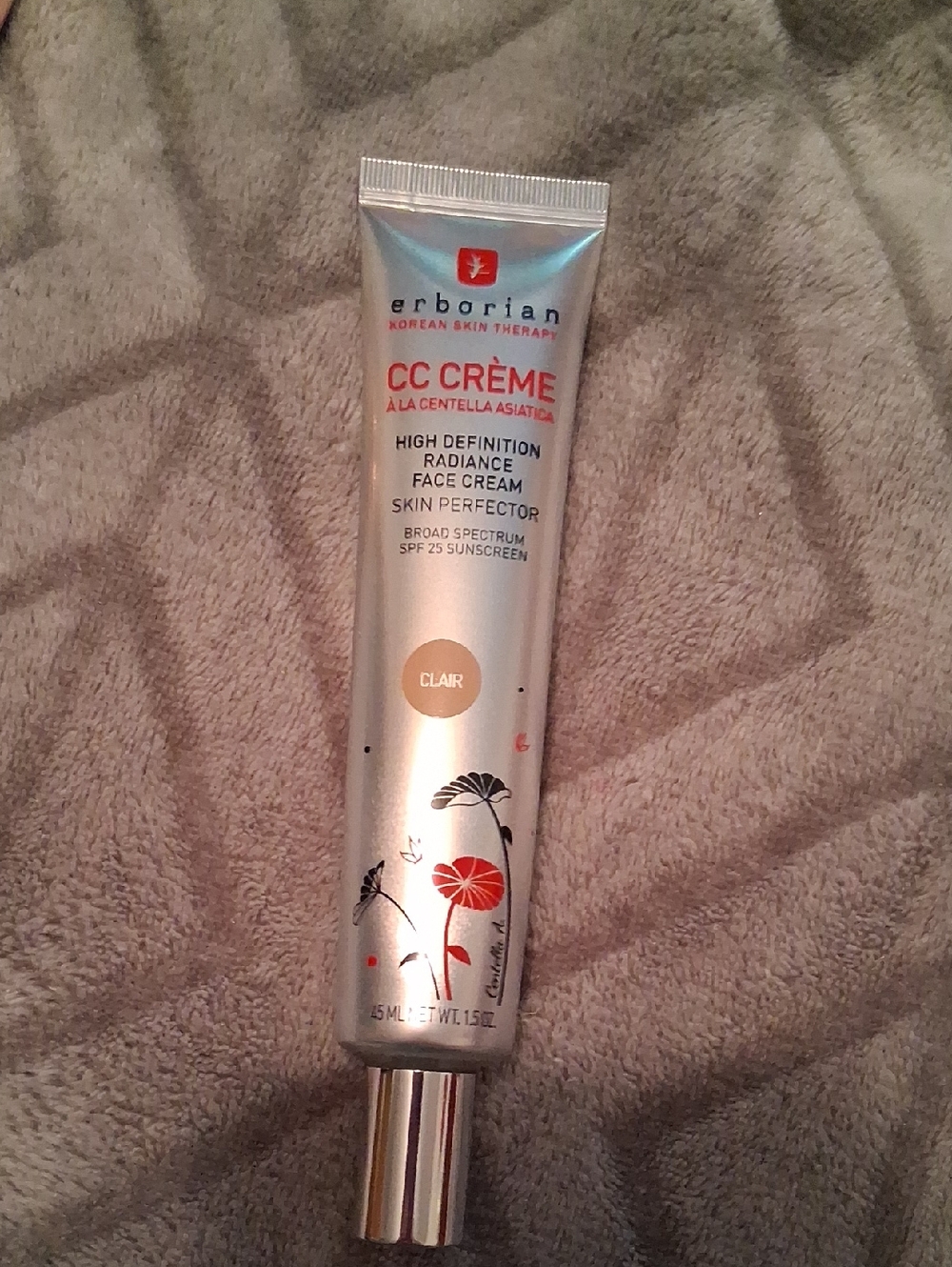 Erborian Cc Creme CLAIR High Definition Face Cream Full Size. 1.5.oz